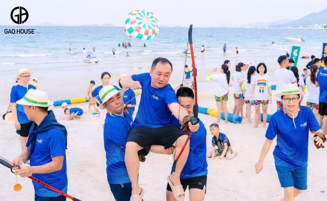 Mẫu đồng phục đi biển cho công ty phong cách trẻ