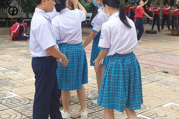 Chân váy đồng phục THPT Lê Trọng Tấn