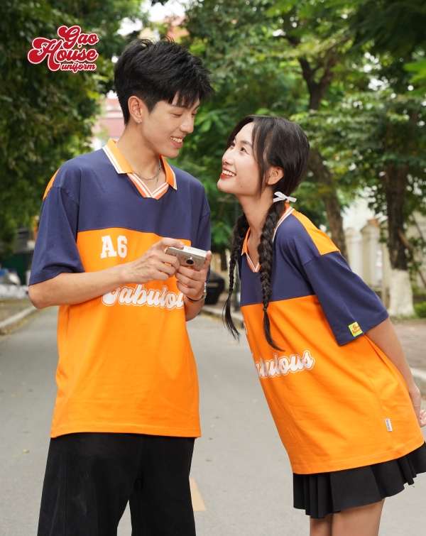 Đồng phục lớp Ninh Bình cam xanh