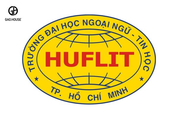Logo trường Đại học Ngoại ngữ - Tin học TPHCM