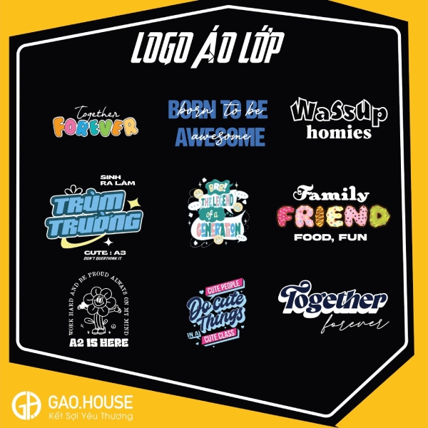 Mẫu logo áo lớp Hà Nam đẹp chất
