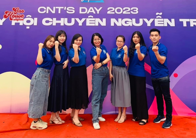 May áo thun đồng phục HNUE