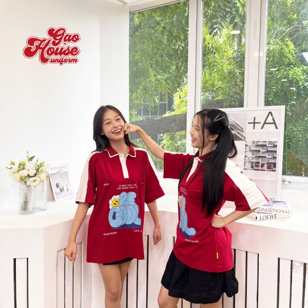 May đồng phục lớp Hòa Bình