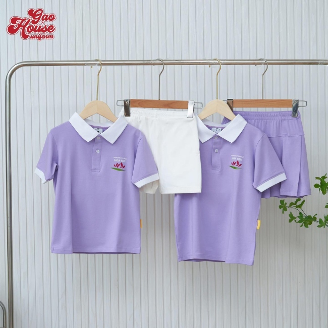 May đồng phục tiểu học ở Nghệ An