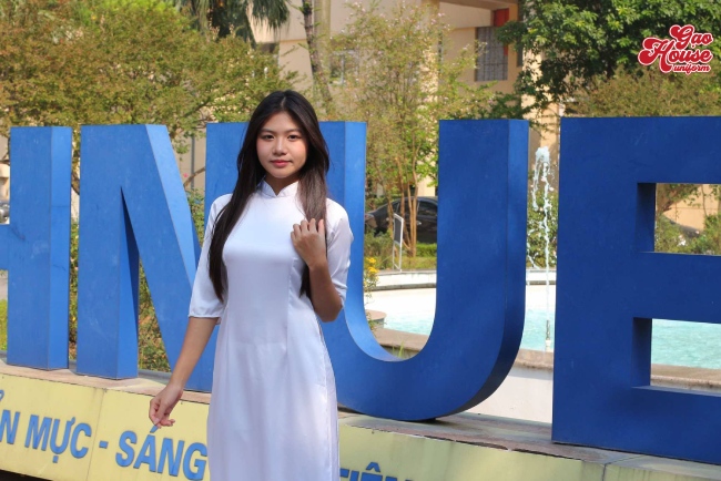 Áo dài đồng phục trường đại học sư phạm hà nội