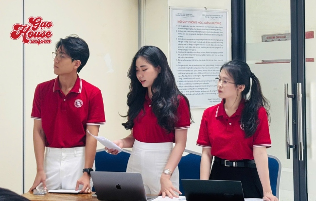 In logo đại học Ngoại thương
