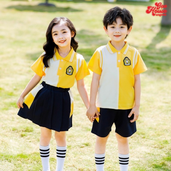 Áo thun đồng phục mầm non trẻ trung, năng động