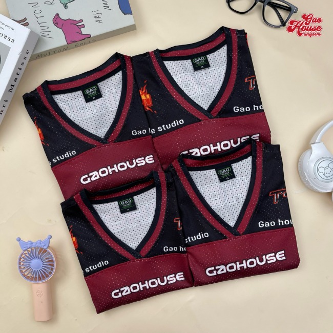 Áo lớp TPHCM cổ tim