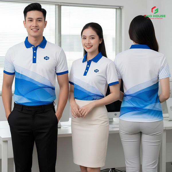 Thiết kế áo thun đồng phục công ty tinh tế, hiện đại