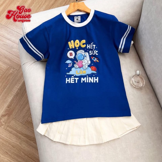 áo thun cổ tròn mầm non Huế