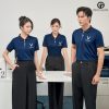 Áo thun đồng phục công ty màu tím than đẹp