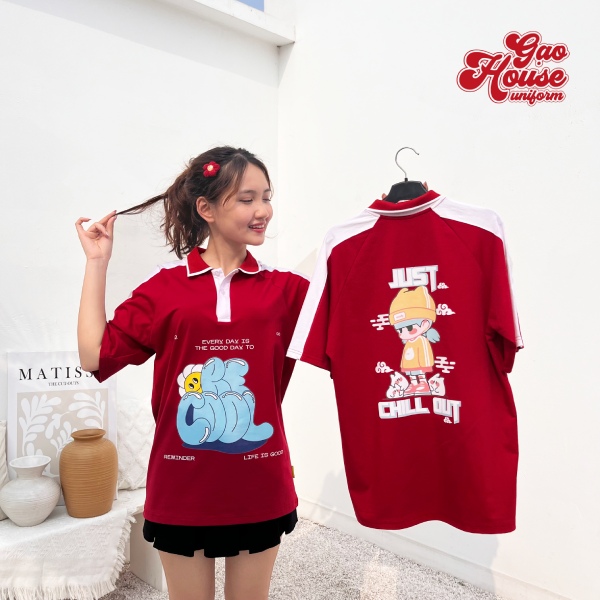 Áo thun đồng phục học sinh Long An