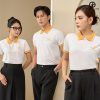 Đồng Phục Công Ty Màu Trắng Air Cool Cao Cấp