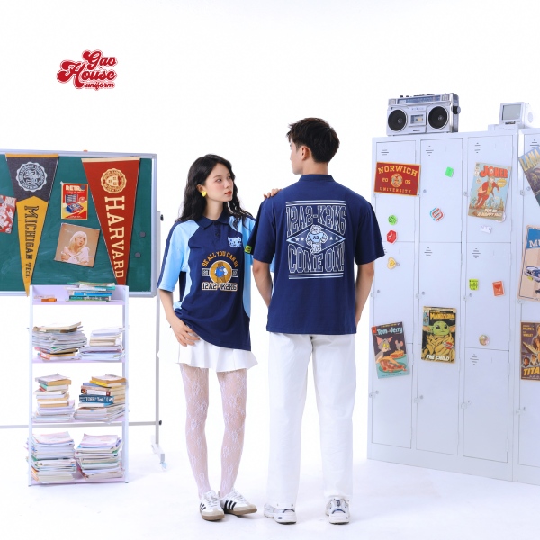 Bán đồng phục học sinh Vũng Tàu màu xanh