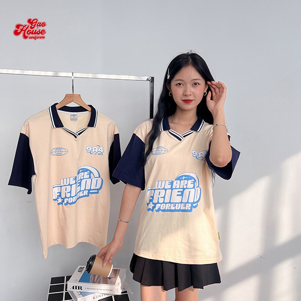 Làm áo lớp đà nẵng cổ trụ V
