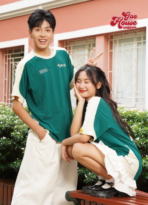 Làm áo lớp tại TPHCM cổ tròn