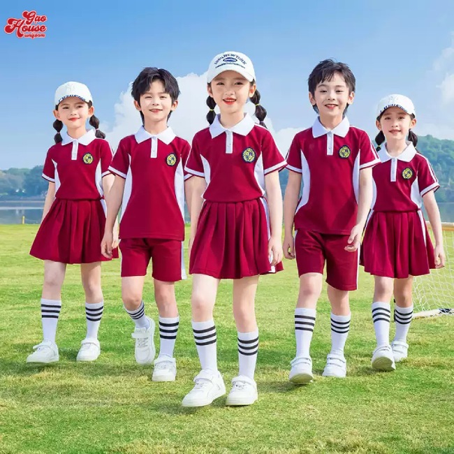 Mẫu áo đồng phục học sinh tiểu học Quảng Bình