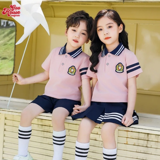 Mẫu áo đồng phục mầm non Long An
