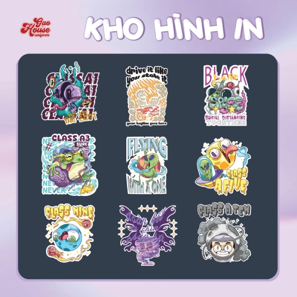 Mẫu logo áo lớp Quảng Bình đẹp chất