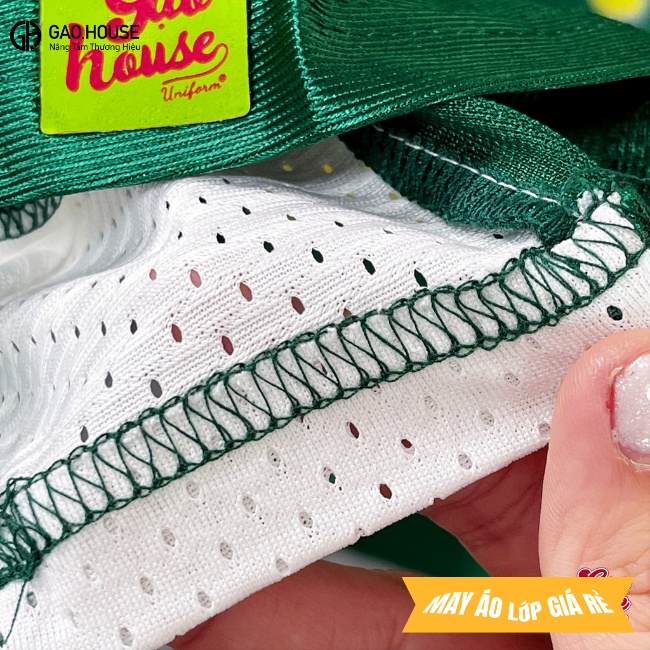 Vải Airgo may áo lớp tại Long An