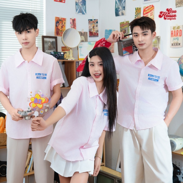 Vải Katex may áo sơ mi lớp tại Bình Phước
