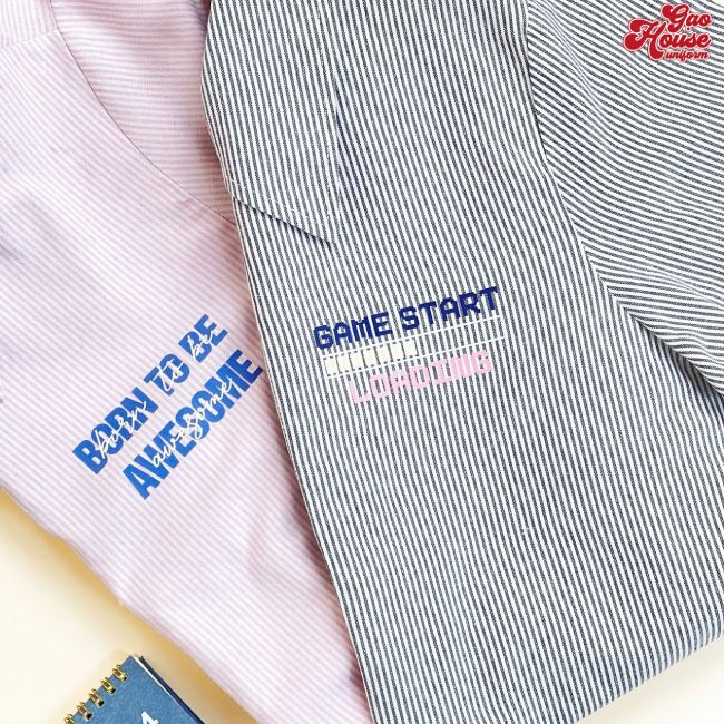 Vải Oxford may áo sơ mi đồng phục học sinh