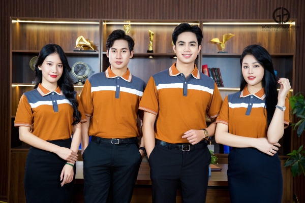 mẫu áo đồng phục công ty Thái Bình