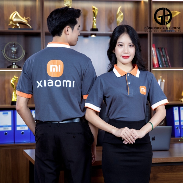 may đồng phục công ty hòa bình