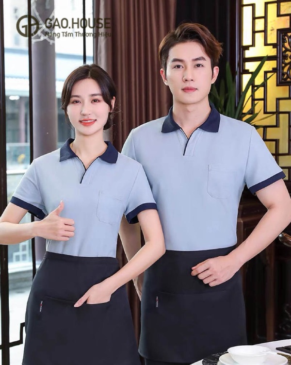 áo đồng phục nhà hàng đẹp Bến Tre