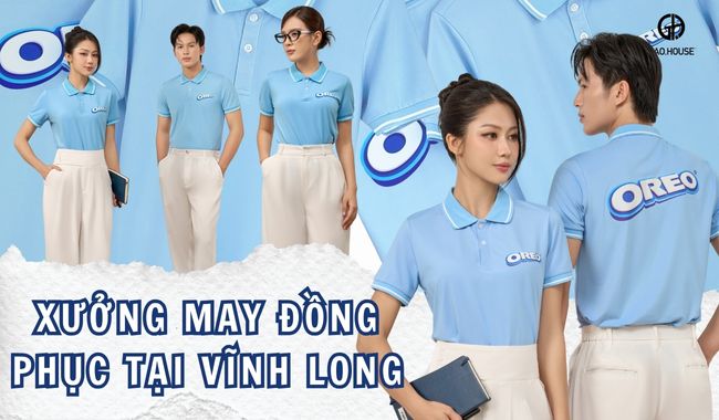 Xưởng may áo đồng phục tại Vĩnh Long