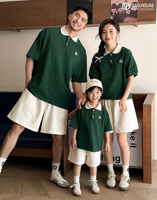 Áo polo gia đình tại Nam Định