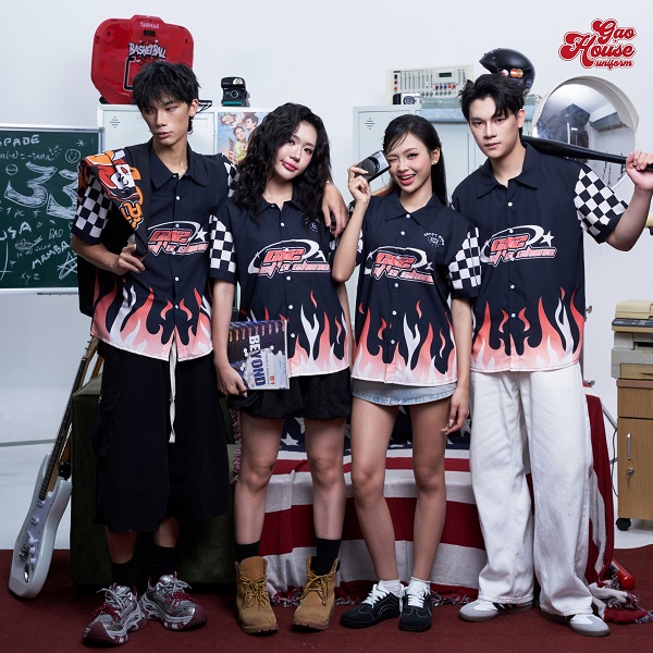 Áo sơ mi lớp tại Nha Trang kẻ caro