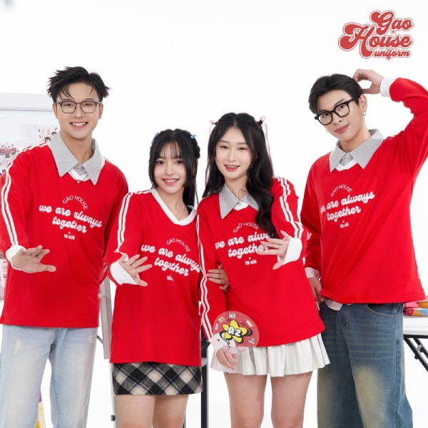 Áo thun đồng phục lớp tại Đắk Lắk cổ V 