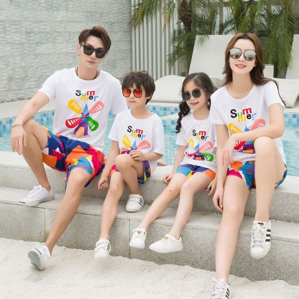 Đồng phục gia đình đi biển tại Nam Định