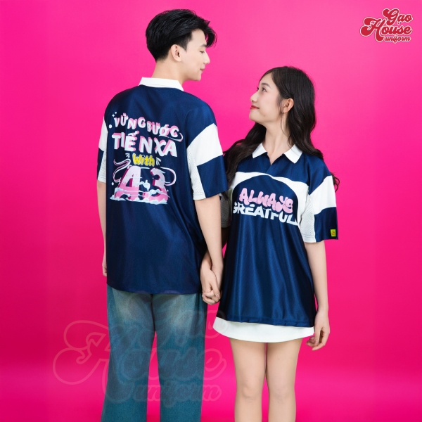 Đồng phục học sinh Nha Trang cổ trụ V