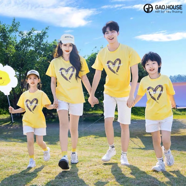 Mẫu áo gia đình đẹp tại Hà Nam