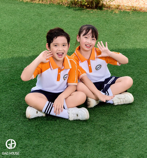 Mẫu áo polo đồng phục mầm non Biên Hòa