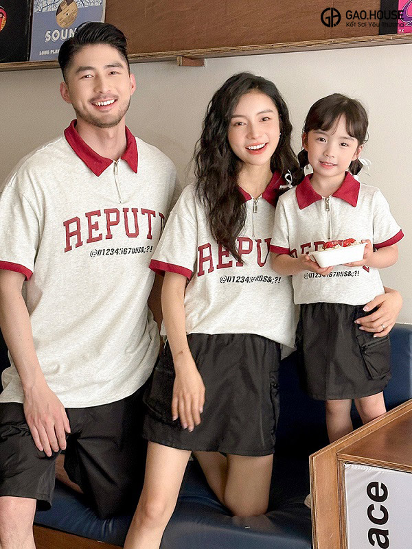 Mua áo polo gia đình tại Nam Định 