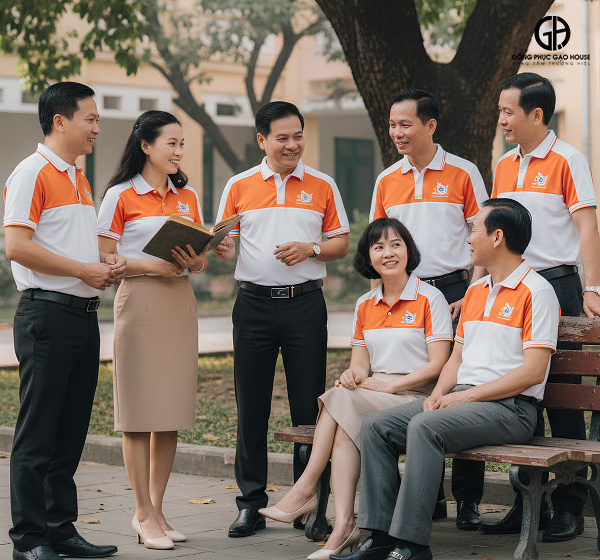 áo đồng phục họp lớp 15 năm màu cam