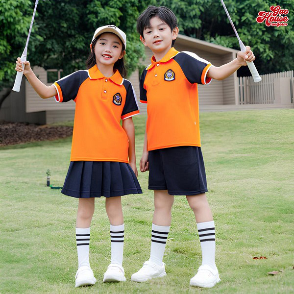 áo lớp màu cam đỏ