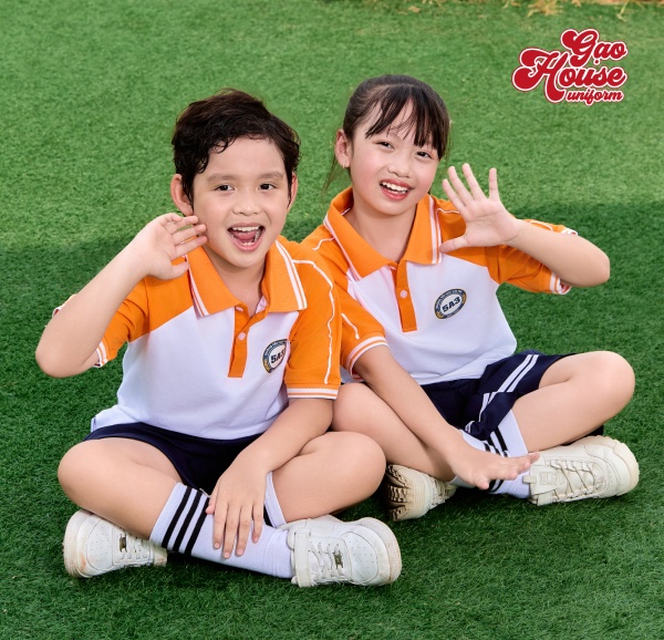 áo lớp màu cam