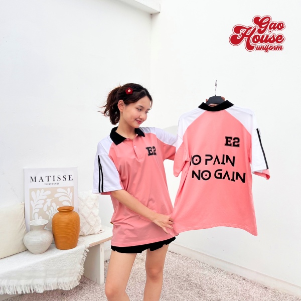 áo lớp màu hồng đậm