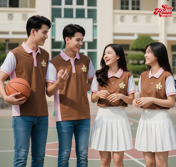 đặt áo lớp màu nâu đất