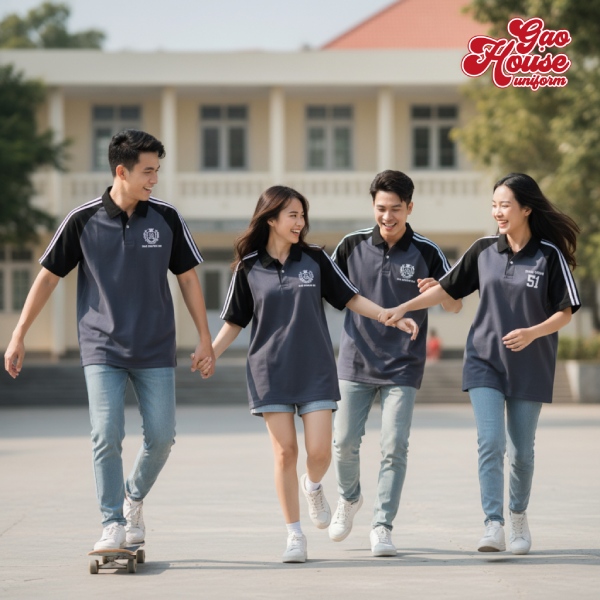 đặt may áo lớp màu xám