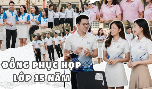 Gạo House may áo đồng phục họp lớp 15 năm