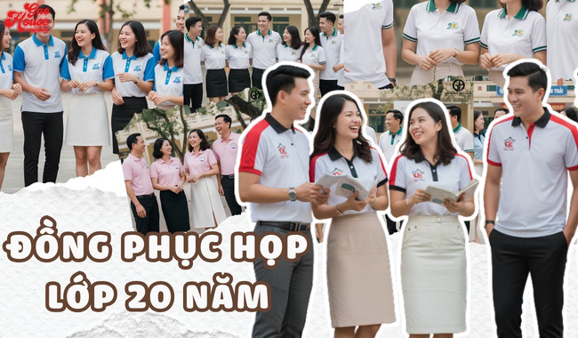 Gạo House may áo đồng phục họp lớp 20 năm