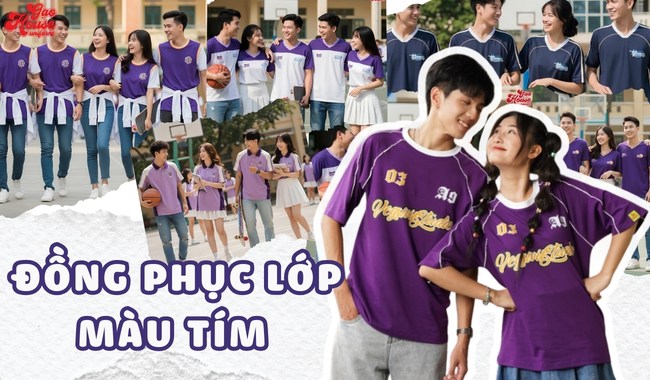 Gạo House may áo đồng phục lớp màu