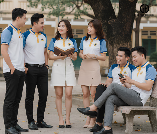 may in áo đồng phục họp lớp 25 năm