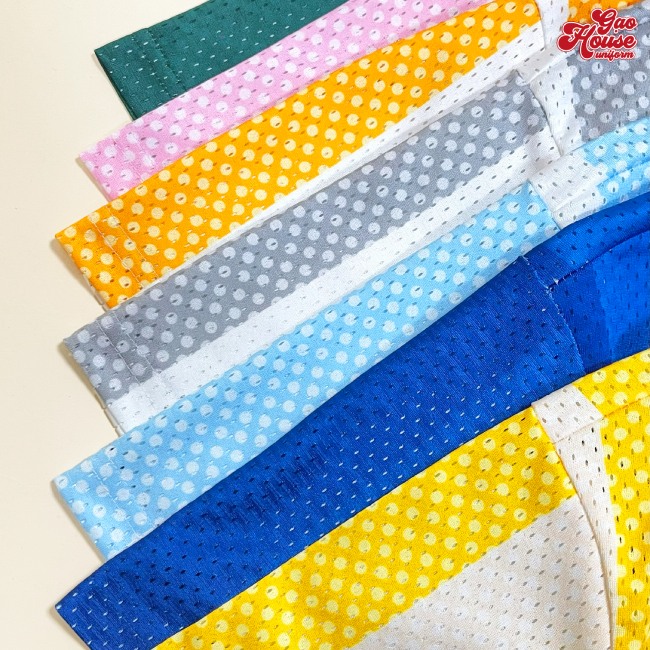Vải Airgo may áo đồng phục lớp màu xanh than