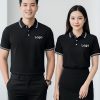 áo polo doanh nghiệp màu đen